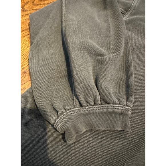 Aerie Women's Oversized Distressed Look Pullover Sweatshirt Gray Size Large - Picture 3 of 10